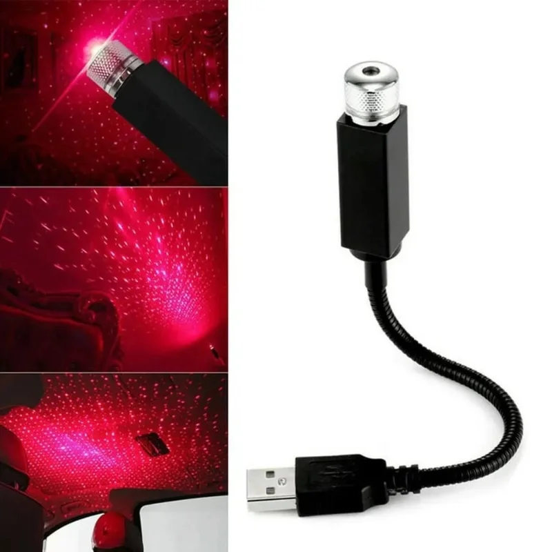 LED Galaxy Star USB Decoration Light | Starry Laser Projector Night Light for Home & Car - Image 7