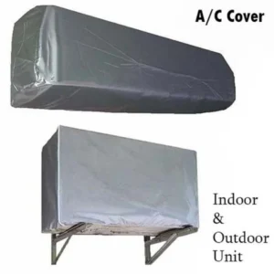 Dust Proof AC Cover Set for 1 Ton | Non-Waterproof Non-Woven Fabric | Indoor & Outdoor Protection (2 Pcs)