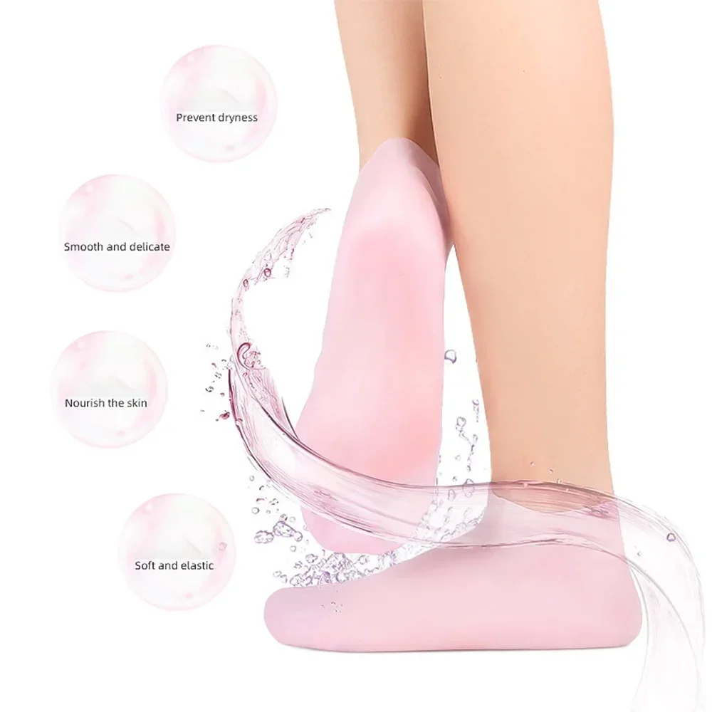 Silicone Jelly Socks | Box Packed | Ultra-Moisturizing Gel Foot Care Protector - Image 4