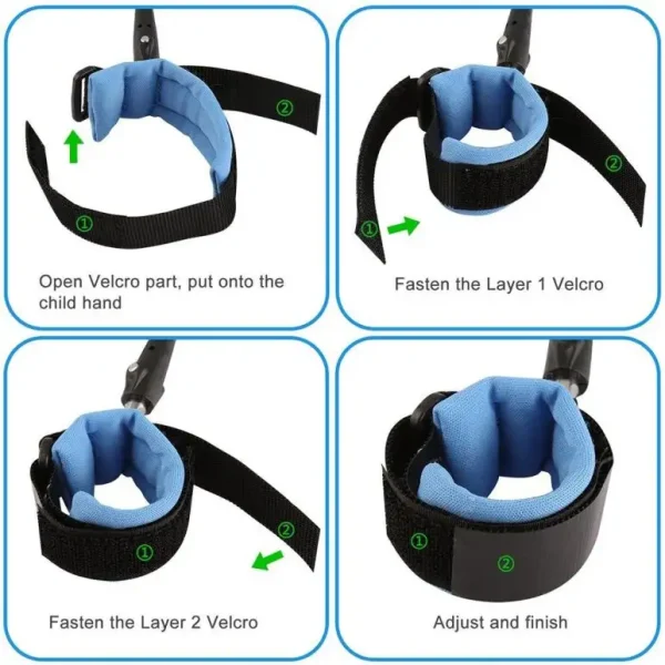 Anti-Lost Wrist Link for Kids | Child Safety Harness Strap for Travel & Crowded Areas - Image 6