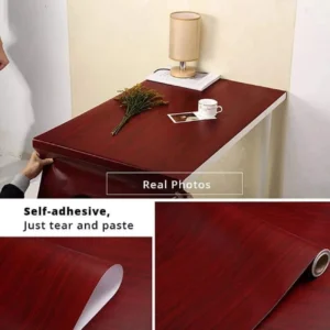 Self-Adhesive Wooden Sheet | Peel & Stick Wallpaper for Furniture Walls Kitchen Decor  | YM504