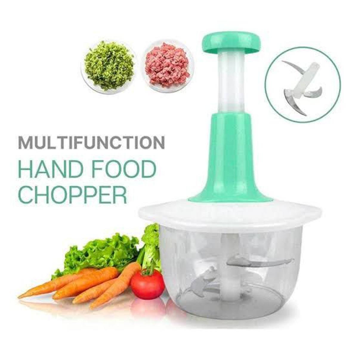 2 Liter | Manual Hand Push Chopper & Multifunctional Mixer - Image 2