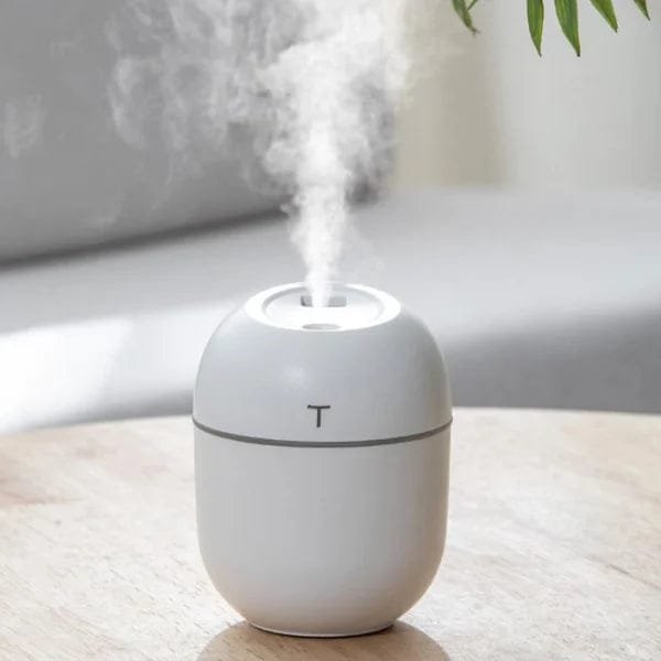 Humidifier With Warm Led Outline | USB Portable Air Humidifier | For Home, Office & Car Mist Air Fresheners - Image 5